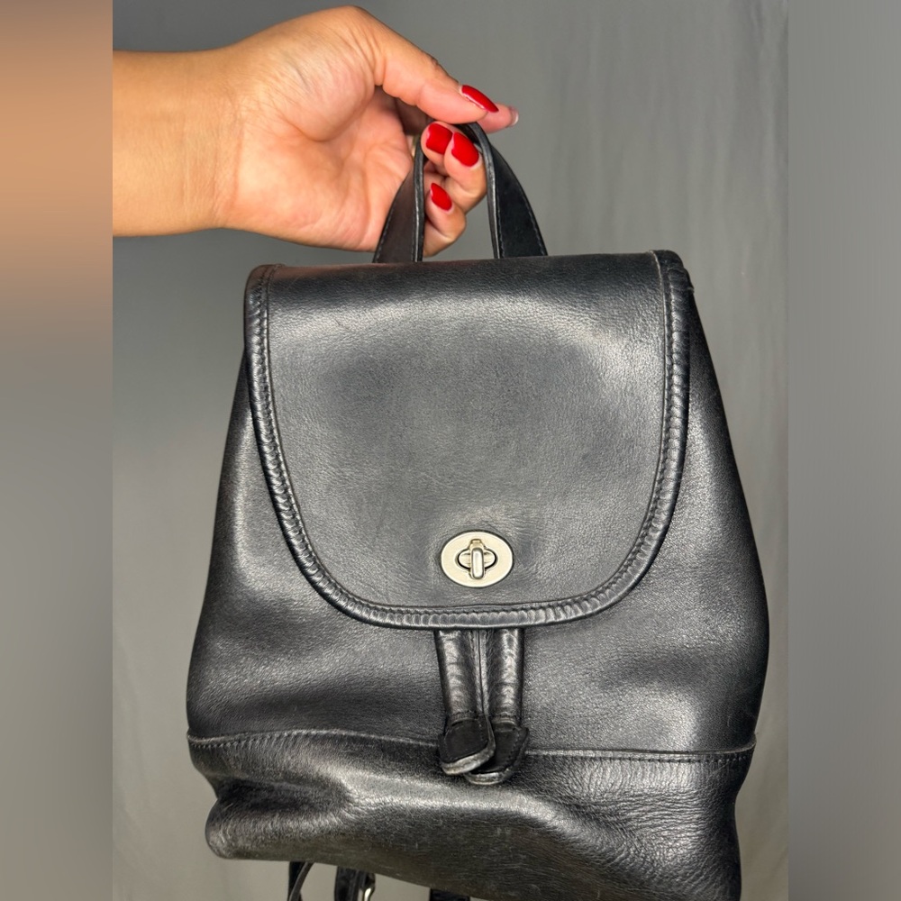 Coach Backpack Leather - Picture 4 of 9